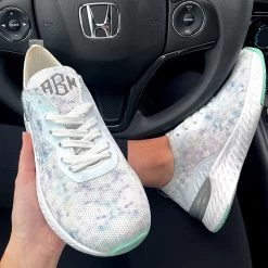 Monogrammed Tie Dye Sneakers -Fashion Clothing Store 0C4 car shoefie tie dye sneakers neutral