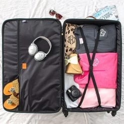 Monogrammed Suitcase -Fashion Clothing Store 0EK inside of large monogrammed suitcase