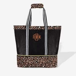 Monogrammed Beach Cooler Tote