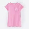 Monogrammed Kids Scalloped Dress