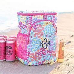 Monogrammed Backpack Cooler 14 Monogrammed Backpack Cooler -Fashion Clothing Store 11p monogrammed leopard luau backpack cooler with drink side pockets
