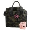 Monogrammed Quilted Camo Tote Bag Set