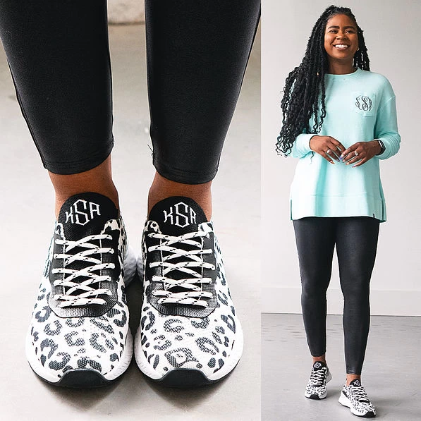 Monogrammed Leopard Sneakers 2 Monogrammed Leopard Sneakers - Image 2