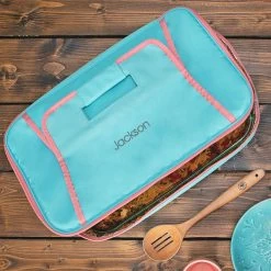 Monogrammed Casserole Carrier -Fashion Clothing Store 1HM opened casserole carrier with name2