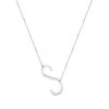 Sideways Initial Necklace