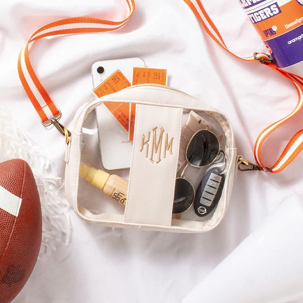 Monogrammed Clear Stadium Crossbody Bag 7 Monogrammed Clear Stadium Crossbody Bag - Image 7