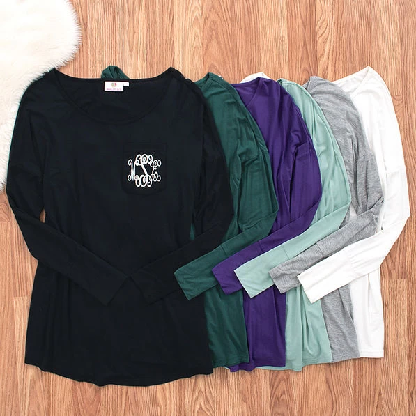 Monogrammed Basic Tunic 2 Monogrammed Basic Tunic - Image 2