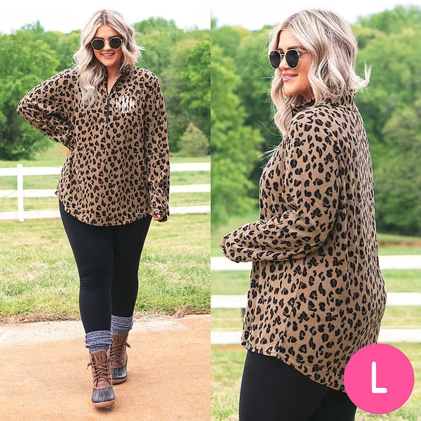 Monogrammed Fleece Pullover 2 Monogrammed Fleece Pullover - Image 2