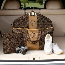 Monogrammed Packable Garment Bag 13 Monogrammed Packable Garment Bag -Fashion Clothing Store 2Xc leopard packable duffel bag and garment bag in trunck