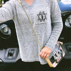 Monogrammed Clear Crossbody Bag 5 Monogrammed Clear Crossbody Bag -Fashion Clothing Store 353 monogrammed boyfriend sweater clear crossbody bag jeep