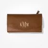 Monogrammed Leather Wallet