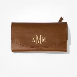 Monogrammed Leather Wallet