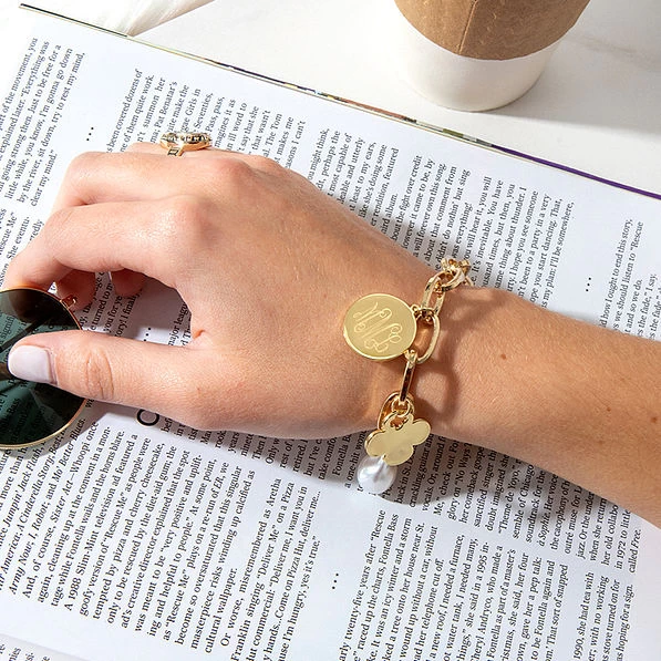 Monogrammed Charm Bracelet 2 Monogrammed Charm Bracelet - Image 2