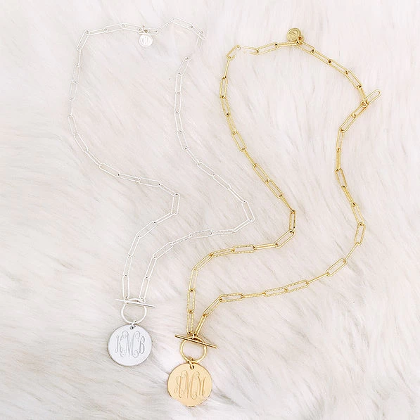 Monogrammed Pendant Necklace 4 Monogrammed Pendant Necklace - Image 4