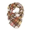 Monogrammed Plaid Scarf