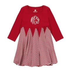 Monogrammed Kids Twirl Dress