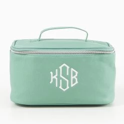 Monogrammed Train Travel Case