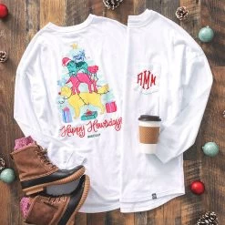 Monogrammed Happy Howlidays T-Shirt