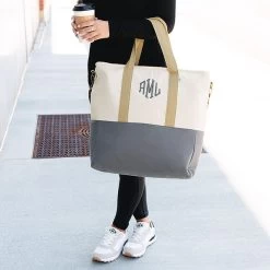 Monogrammed Savannah Overnighter -Fashion Clothing Store 4kw girl with savannah overnighter on arm