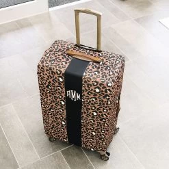 Monogrammed Luggage Cover -Fashion Clothing Store 4mY top of monogrammed leopard luggage cover