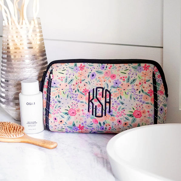 Monogrammed Neoprene Cosmetic Case 9 Monogrammed Neoprene Cosmetic Case - Image 9