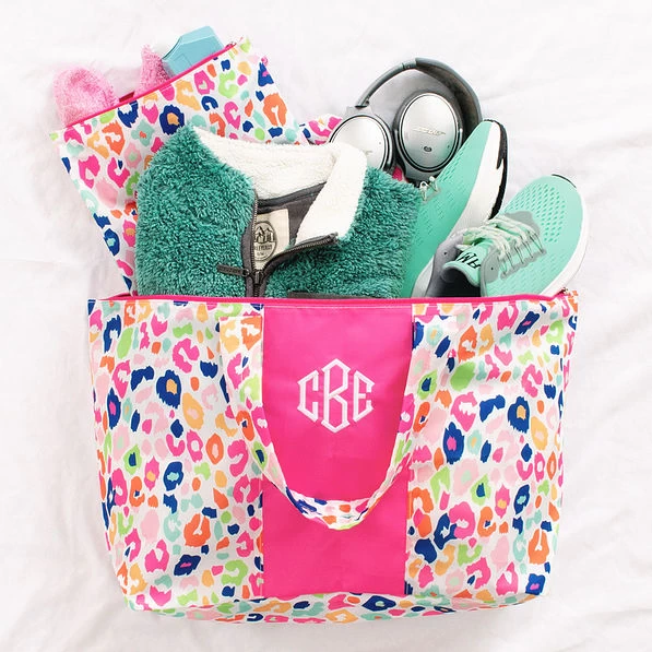 Monogrammed Packable Weekend Duffel Bag 6 Monogrammed Packable Weekend Duffel Bag - Image 6