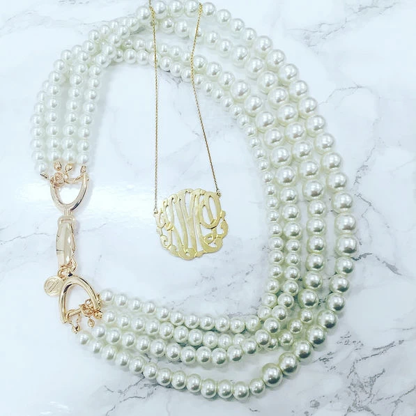 Monogrammed Signature Necklace 6 Monogrammed Signature Necklace - Image 6