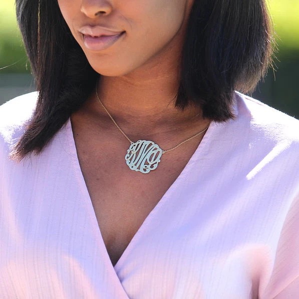 Monogrammed Signature Necklace 9 Monogrammed Signature Necklace - Image 9
