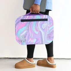 Monogrammed Lap Desk -Fashion Clothing Store 5Hx girl holding purple marble lap desk