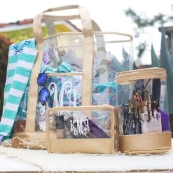 Monogrammed Clear Cosmetic Bag -Fashion Clothing Store 5a7e06d42f79d0.10638387
