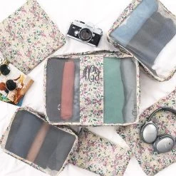 Monogrammed Packing Bag Set 19 Monogrammed Packing Bag Set -Fashion Clothing Store 5en fall botanical packing bag set on sheet personalized