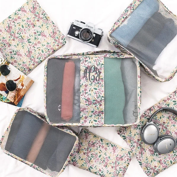 Monogrammed Packing Bag Set 8 Monogrammed Packing Bag Set - Image 8