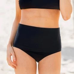 High Waisted Foldover Bikini Bottom