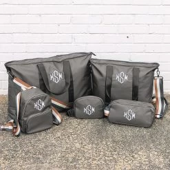 Monogrammed Classic Belt Bag -Fashion Clothing Store 6HE charcoal classic bag collection