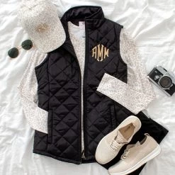 Monogrammed Puffer Vest