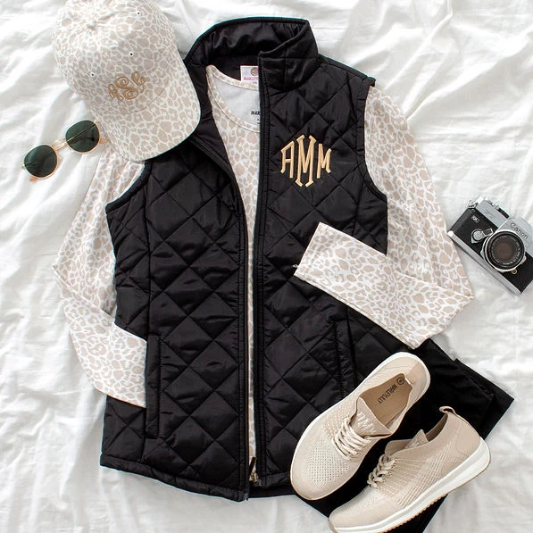 Monogrammed Puffer Vest 1 Monogrammed Puffer Vest