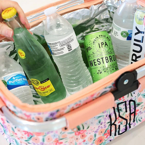 Monogrammed Insulated Picnic Basket 4 Monogrammed Insulated Picnic Basket - Image 4