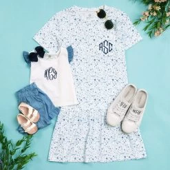 Monogrammed Toddler Ruffle Short Set 10 Monogrammed Toddler Ruffle Short Set -Fashion Clothing Store 7Cb mom and me ruffle outfits
