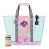 Monogrammed Mesh Beach Bag