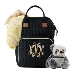 Monogrammed Diaper Backpack