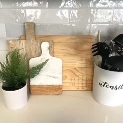 Monogrammed Wood Cutting Board -Fashion Clothing Store 9CE monogrammed wood cutting board display