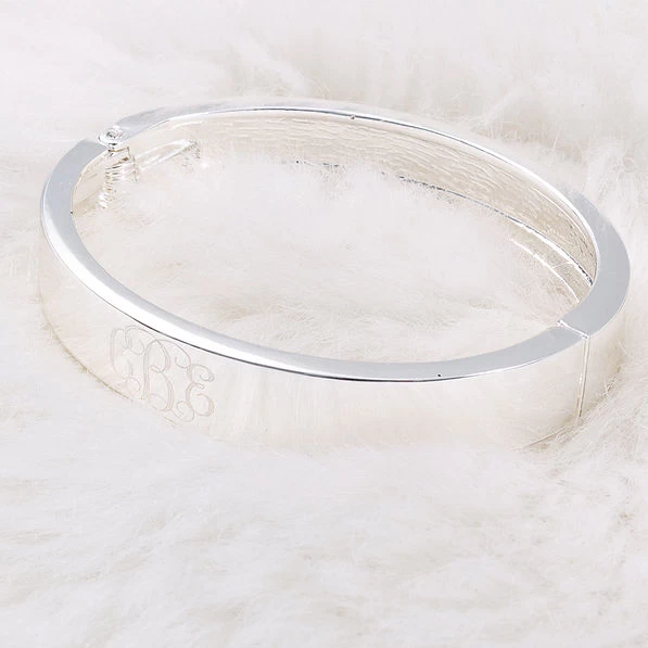 Monogrammed Cuff Bracelet 5 Monogrammed Cuff Bracelet - Image 5