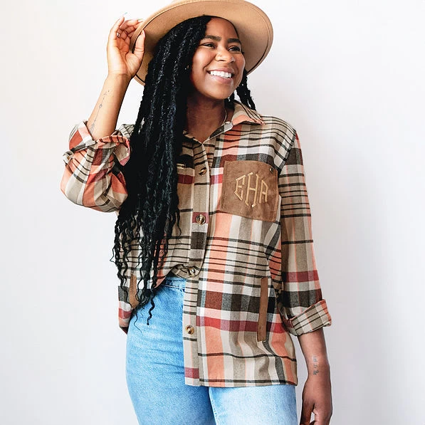 Monogrammed Shirt Jacket 1 Monogrammed Shirt Jacket