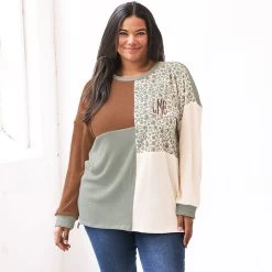 Monogrammed Leopard Sweatshirt