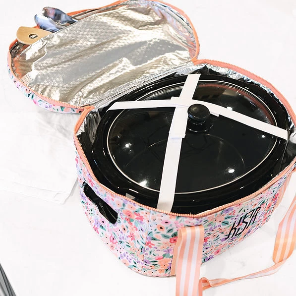 Monogrammed Slow Cooker Carrier 6 Monogrammed Slow Cooker Carrier - Image 6