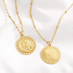 Monogrammed Sunshine Necklace