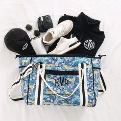 Monogrammed Neoprene Weekender -Fashion Clothing Store B5y blue fiesta leopard spillout neoprene weekener