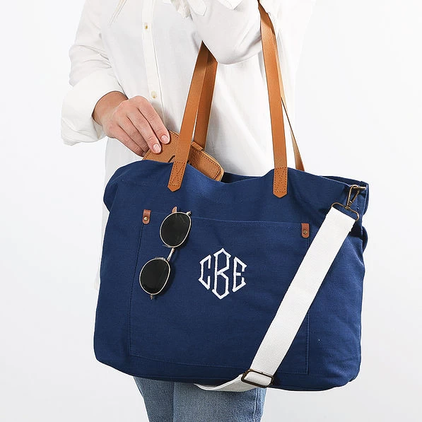 Monogrammed Carry All Tote 5 Monogrammed Carry All Tote - Image 5