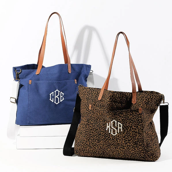 Monogrammed Carry All Tote 2 Monogrammed Carry All Tote - Image 2