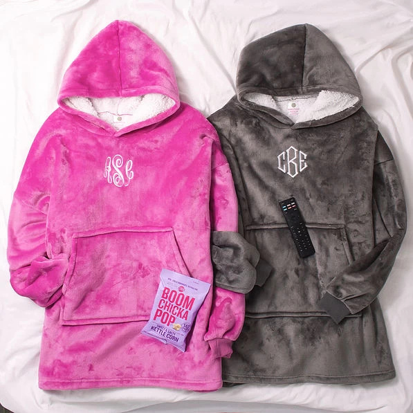 Monogrammed Blanket Hoodie 2 Monogrammed Blanket Hoodie - Image 2